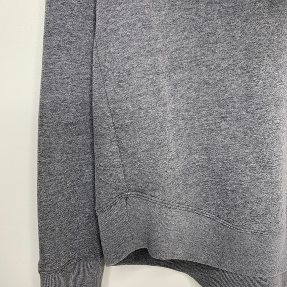 Under Armour Loose Size Small Womens Funnel Neck Hoodie Gray Large Decal - Picture 3 of 10